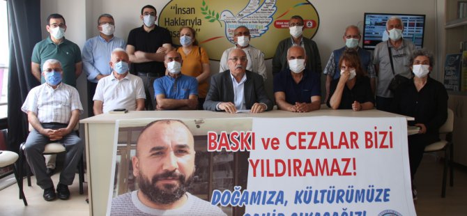 İzmir, Mersin ve Dersim’de Ali Haydar Ben’e destek
