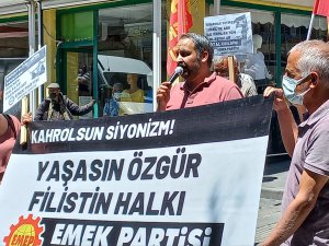 EMEP'ten İsrail protestosu