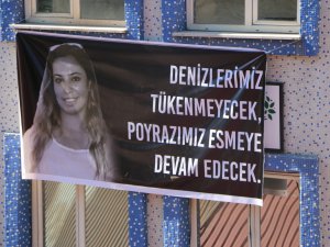 HDP Dersim İl Örgütü, Deniz Poyraz için pankart astı