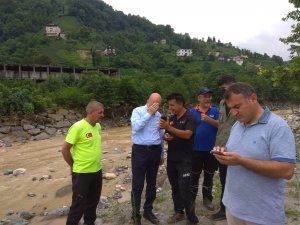 AFAD Tunceli ekibi, Rize'de çalışmalarını sürdürüyor