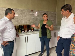 Milletvekili Şaroğlu, kadın üreticileri ziyaret etti