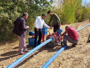 Hozat’ta içme suyu hattı değiştiriliyor