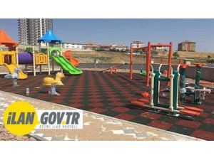 Park ve yürüyüş alanlarında EPDM kauçuk yapımı