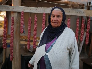 Dersimli Zahide Özcan’ın kış hazırlığı başladı