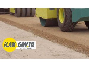 Yol yapımında kullanılmak üzere temel malzeme alımı yapılacaktır