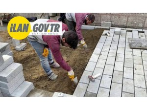 Parke taşı döşeme işleri yaptırılacaktır