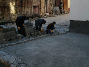 Hozat’ta kilitli parke çalışması