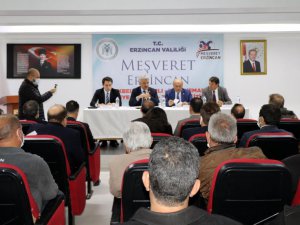 "Meşveret Erzincan” toplantısının ilki Otlukbeli ilçesinde yapıldı