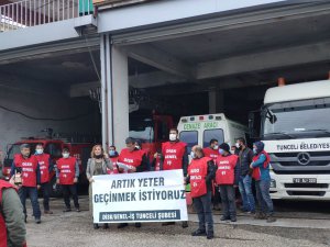 DİSK Genel İş Dersim: Artık yeter geçinmek istiyoruz!