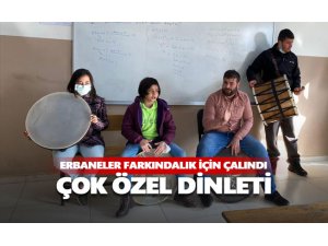 Erbaneler farkındalık için çalındı