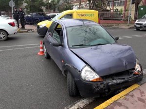 Samsun’da 3 araçlı zincirleme kaza: 1 yaralı