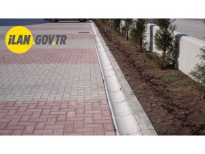 Beton parke taşı- renkli prizma taşı ve bahçe bordür taşı satın alınacaktır