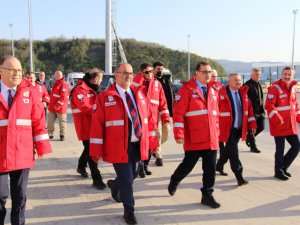 Bakan Dönmez, Filyos Limanı’nda incelemelerde bulundu