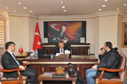 AA Sivas Bölge Müdürü, Tunceli Valisi Taşkesen'i Ziyaret Etti