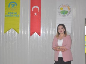 Genç girişimci kadın devletin desteğiyle köyünde iş kurarak patron oldu