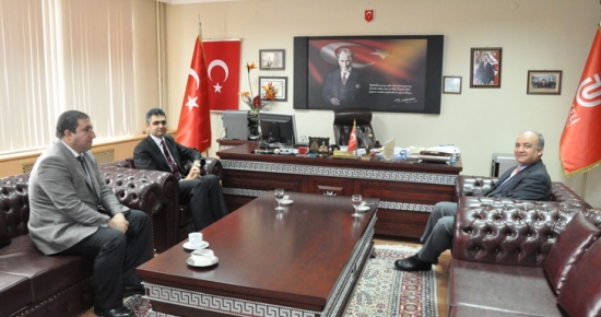 Pertek Kaymakamı, Rektör Boztuğ’u ziyaret etti