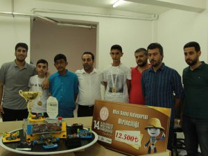 Meslek lisesinin şampiyon mini robotu: Kartal-2