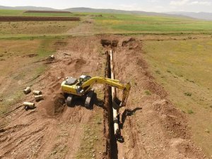 Erzurum Sakalıkesik Ovası sulamasında çalışmalar devam ediyor