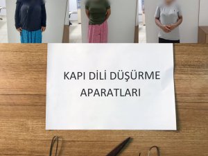 Hırsızlık yapmak isteyen 3 kadın suç aletleriyle yakalandı