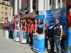 Hakkari'de "Kadına El Kal-Ka-Maz" projesi erkeklere anlatıldı