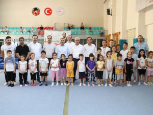 Başkan Güder, gençlerin spor keyfine ortak oldu