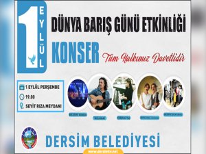 Dersim Belediyesi Güz Etkinlikleri başlıyor