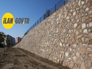 Taş duvar yapım işi