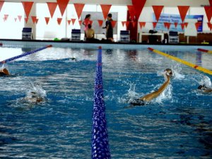 Güney Kore sporcuları Dünya Yüzme Şampiyonası hazırlıklarını Erzurum’da sürdürüyor