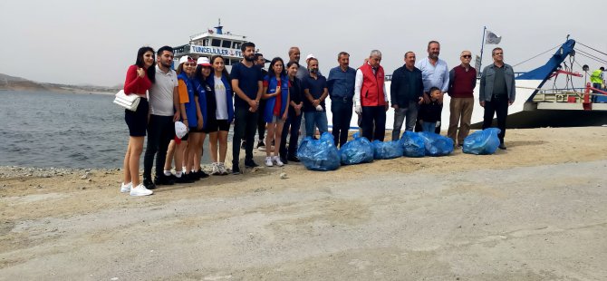 Pertek’te çevre temizliği kampanyası