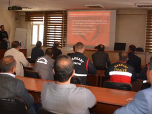 Hakkari belediyesi personeline kalp sağlığı eğitimi