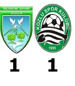 Dersimspor:1 Kozluspor:1