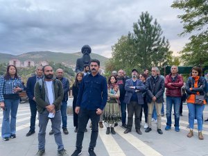 Dersim’de gözaltı  protestosu