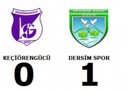 Dersimspor: 1 Keçiörengücü: 0