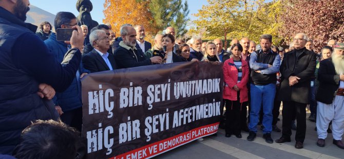 Dersim Emek ve Demokrasi Platformu, Seyit Rıza ve arkadaşlarını andı