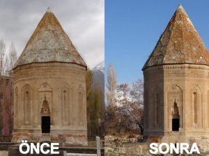 700 yıllık tarihi yapının siluetini bozan yurt yıktırıldı