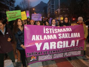 Kadınlar çocuk istismarını protesto etti