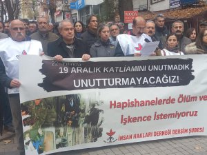 İHD: 19 Aralık Katliamını Unutmadık, Unutturmayacağız