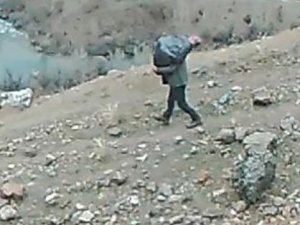 Yaban keçisi öldüren avcılar, fotokapana yakalandı