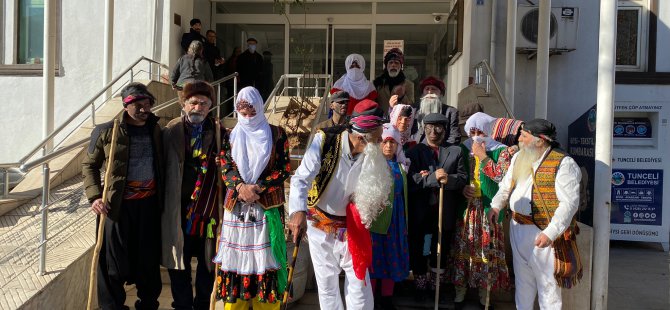 Dersim'de Gağan kutlaması renkli görüntüler oluşturdu