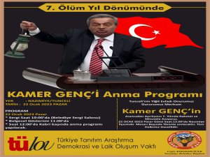 Kamer Genç, ölümünün 7. yılında anılacak