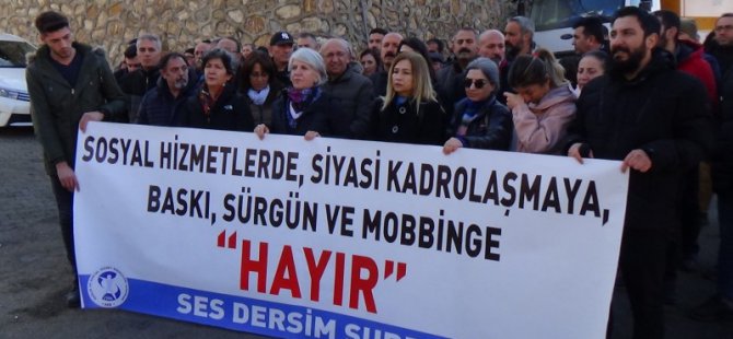 SES Dersim Şubesi'nden sürgünlere tepki