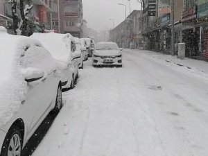 Elazığ’ın ilçelerinde kar yağışı etkili oldu