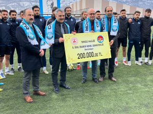 Dersimspor'a 200 bin TL'lik destek