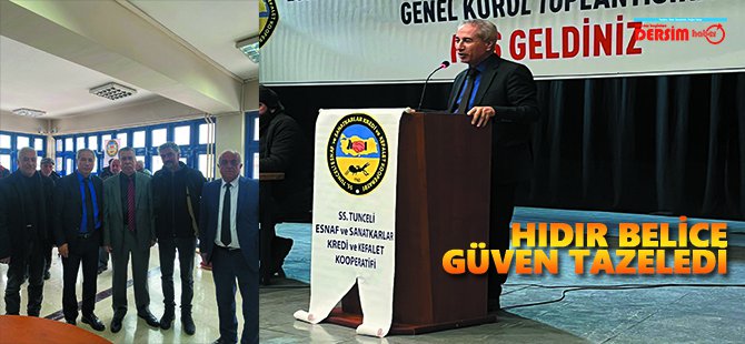 Hıdır Belice güven tazeledi