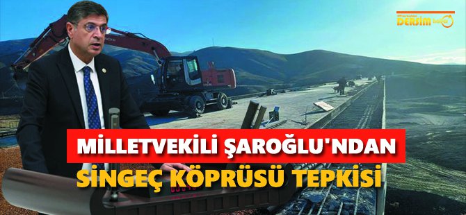 Milletvekili Şaroğlu'ndan Singeç Köprüsü tepkisi
