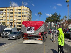 Depremin 58’inci saatinde 58’inci araç Nazilli’den yola çıktı