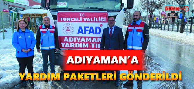 Adıyaman’a ekmek, battaniye ve yardım paketleri