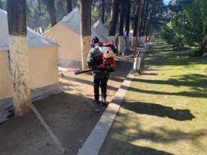 Kocaeli Büyükşehir, deprem bölgesinde salgın riskine karşı önlem alıyor