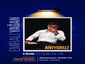 Emirali Yağan 9 Nisan’da İstanbul’da anılacak