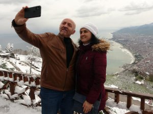 Ordu’da Mart ayının son günlerinde kar güzelliği